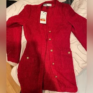 Red Zara Dress with Tags